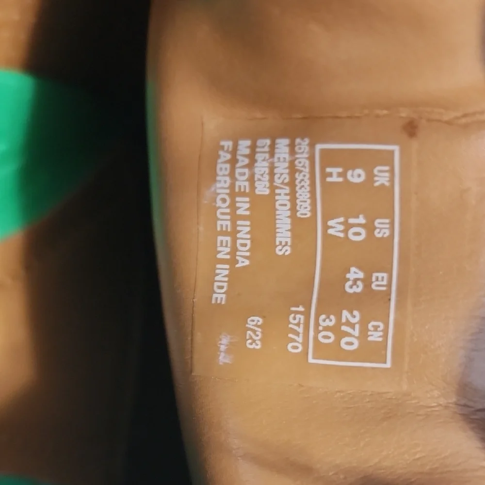 Clarks Tan Leather Men's Oxfords